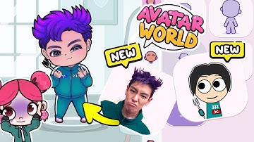 HOW TO MAKE THANOS from SQUID GAME ❌⭕ IN AVATAR WORLD 🌍 PAZU