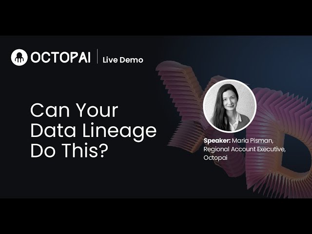 Can Your Data Lineage Do This | Octopai