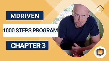 MDriven Education Video:  Chapter 3 - Steps 76 to 105