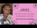 Aries End of Year Tarot Reading ✨Get Out Your Own Way Let Abundance Flow 2022 ✨ Aries Tarot Reading