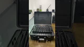 Deploying an Alarm Signal Jammers barrier during field test #shorts