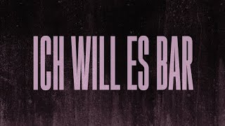 VEGA FEAT. HAFTBEFEHL - ICH WILL ES BAR (PROD. EFE x STILLABEATZ) | #FreundevonNiemand