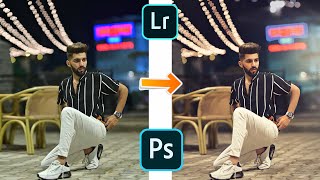 Night Photography Photo Editing & Cinematic Color Correction in Adobe Photoshop Without Luts screenshot 2