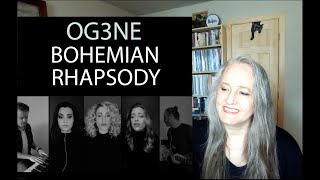 Voice Teacher Reaction to OG3NE - Bohemian Rhapsody (HOME ISOLATION VERSION)