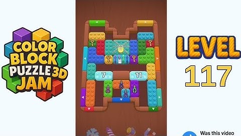 Color Block Puzzle 3D Jam Level 117 Walkthrough Solution