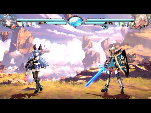 Ferry vs Zooey (Hardest AI) - Granblue Fantasy Versus (PS5 4K 60FPS)