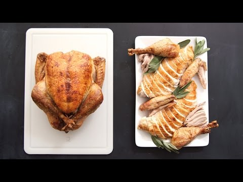 How to carve a turkey