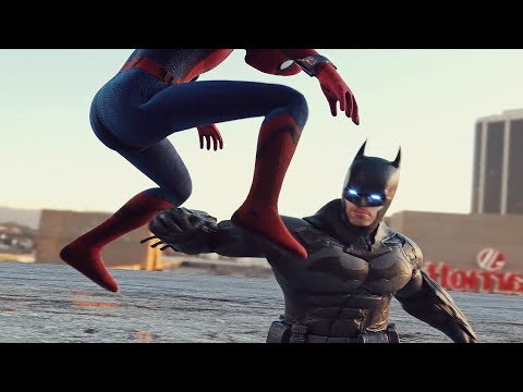 COSMIC SPIDER-MAN vs GOD GOKU v SPIDER-MAN HOMECOMING v BATMAN v SUPERMAN INJUSTICE 2 Style FIGHT