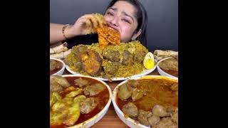 ASMR:EAT MUTTON CURRY .#shorts#asmr#viral#mukbang#mutton#
