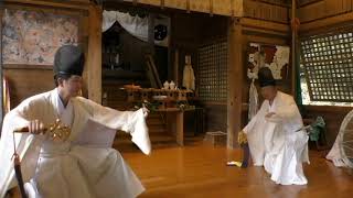 荒立神社 夏祭り 本祭 高千穂神楽 杉登