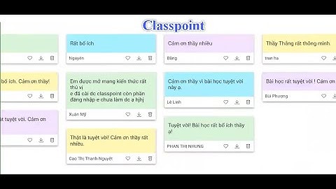 Classpoint Phần mềm tuyệt vời