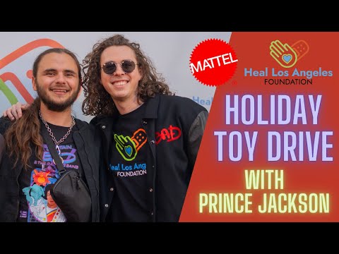 Prince Michael Jackson’s Christmas Toy Drive! 🎁