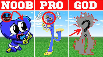 Minecraft TNT HUGGY WUGGY CHALLENGE ANIMATION - NOOB vs PRO vs GOD