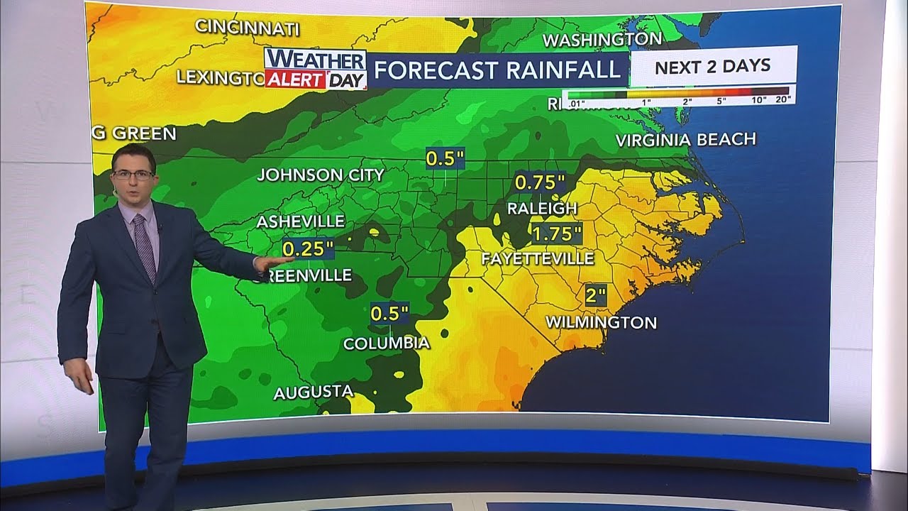 Warm, dry Wednesday ahead of soaking rain on Thursday, a WRAL Weather ...