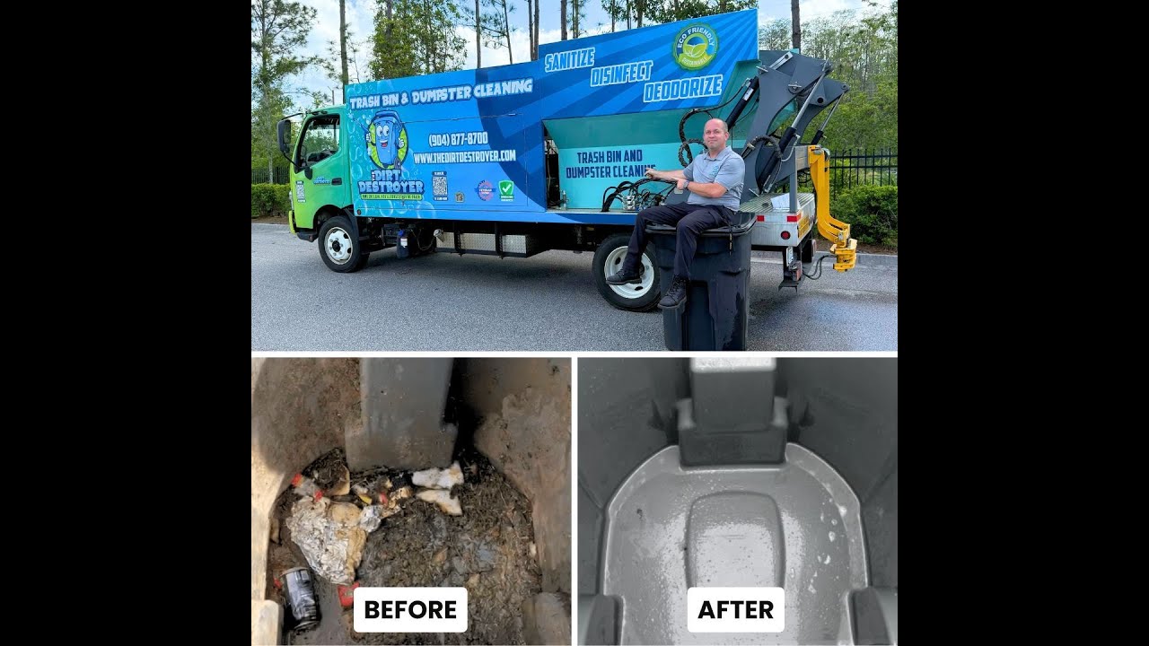 Quick Demo Trash Bin Cleaning - YouTube