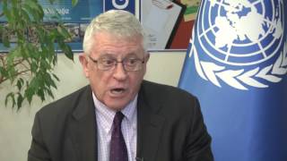 UN Regional Humanitarian Coordinator Kevin Kennedy in Ankara