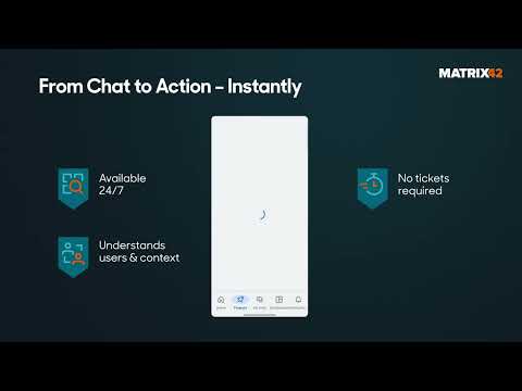 Matrix42 Intelligence  - AI Agents for Self-Resolution