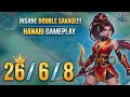 I played Hanabi in Ranked and secured Double SAVAGE!!! | Road to Legend Ep.3 | MLBB