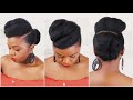 Simple & easy natural hairstyles on natural hair