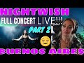 Nightwish DECADES LIVE BUENOS AIRES full concert | Just Jen Reacts to Nightwish LIVE!!!!