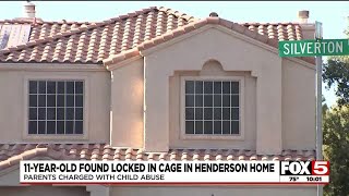 11yearold found locked in cage in Henderson, NV home