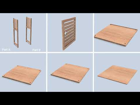 Bamboo Cabinet Assembly Video - video from ToiletTree Products