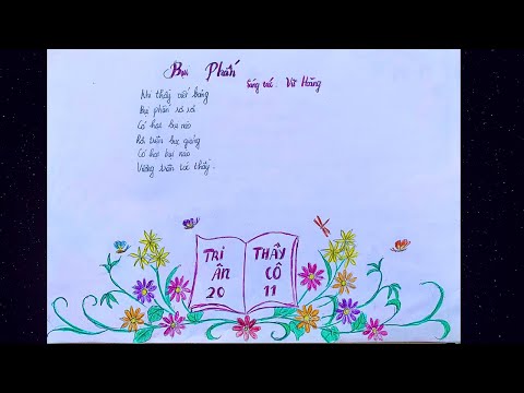 Video Vẽ trang trí báo tường | Vẽ trang trí khung báo tường... - youtube