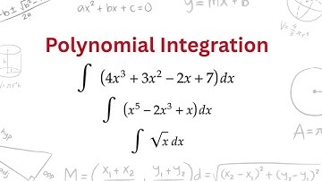 Polynomial integration| Integration using power rule | Integration