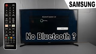 Samsung Smart TV No Bluetooth Function | How to Check