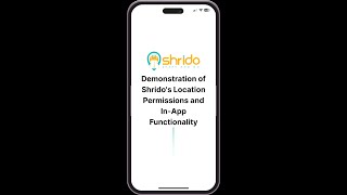 Shrido App Demonstration: Trip Creation, Background Location, and Feature Overview screenshot 1