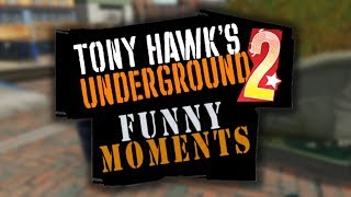 Tony Hawk's Underground 2 - FUNNY MOMENTS #1 Tony Hawk S Underground 2 Cool Tricks