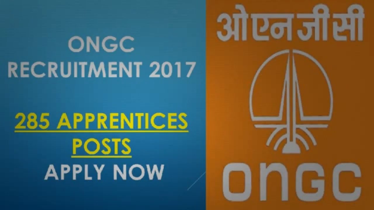 ONGC Recruitment 2017   285 Apprentices Posts   Apply Now