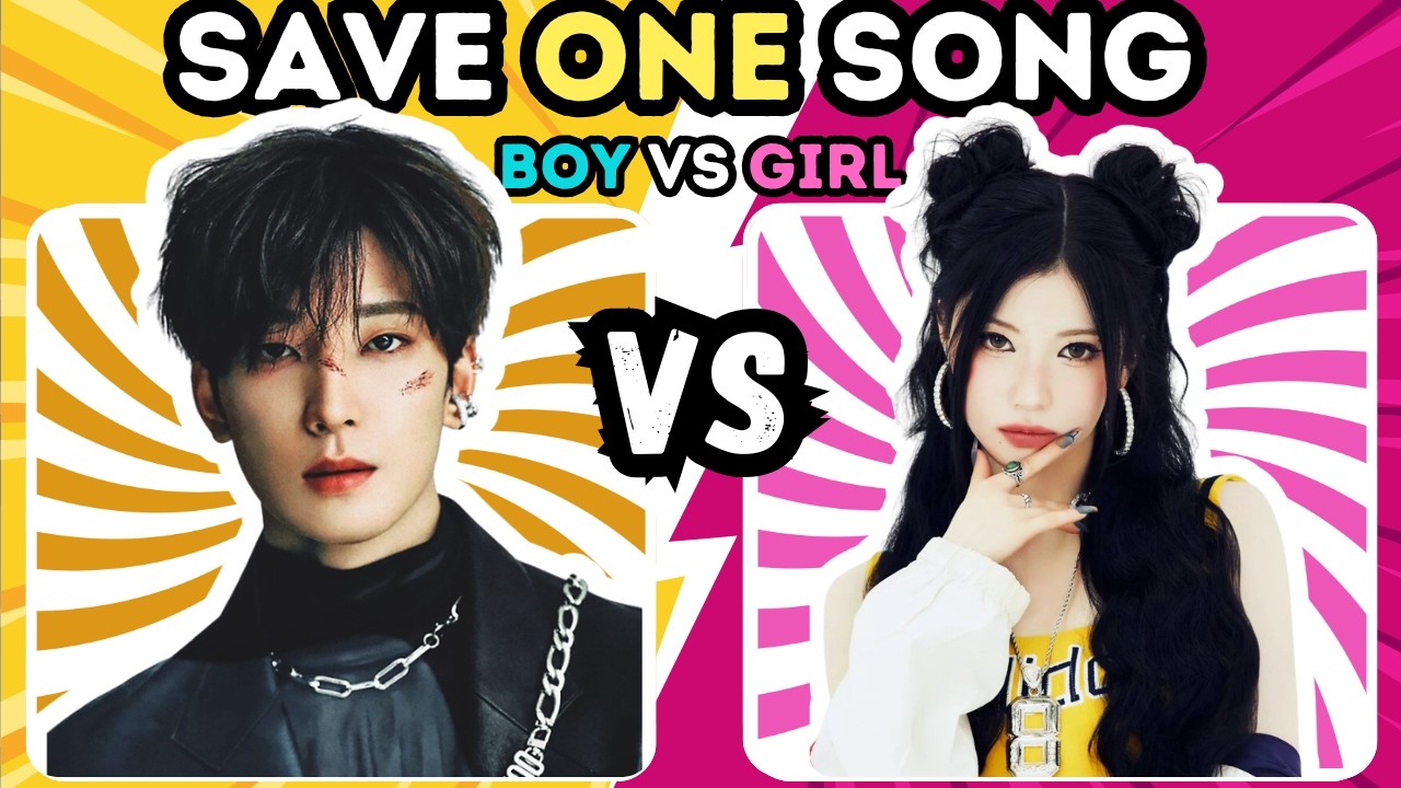 GIRLS vs BOYS: Save One Kpop Song 🩷 Choose Your Favorite 💙 | KPOP GAME 2026
