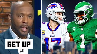 Get Up Louis Rid Bold Predictions For Bills Vs. Eagles Jalen Hurts Will Outcl Josh Allen