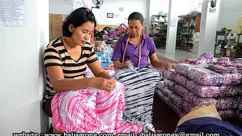 Fringe process sarong