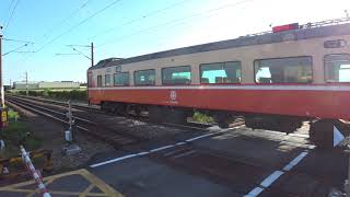 522次莒光號通過斗南鎮部前寮平交道 20200601