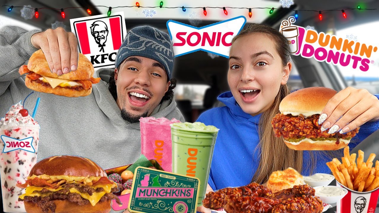 ПРОБУЕМ НОВЫЕ БЛЮДА ИЗ МЕНЮ ФАСТ-ФУДА!!