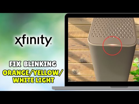 Xfinity Router Blinking Yellow