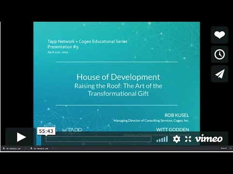 Raising the Roof | The Art of the Transformational Gift