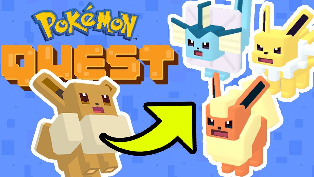 eevee evolution pokemon quest｜TikTok Search