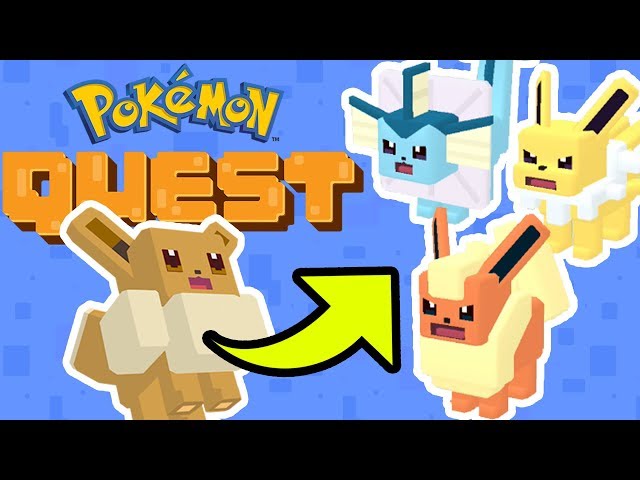 Pokemon Quest How to Evolve: Eevee Evolution and Others - GameRevolution