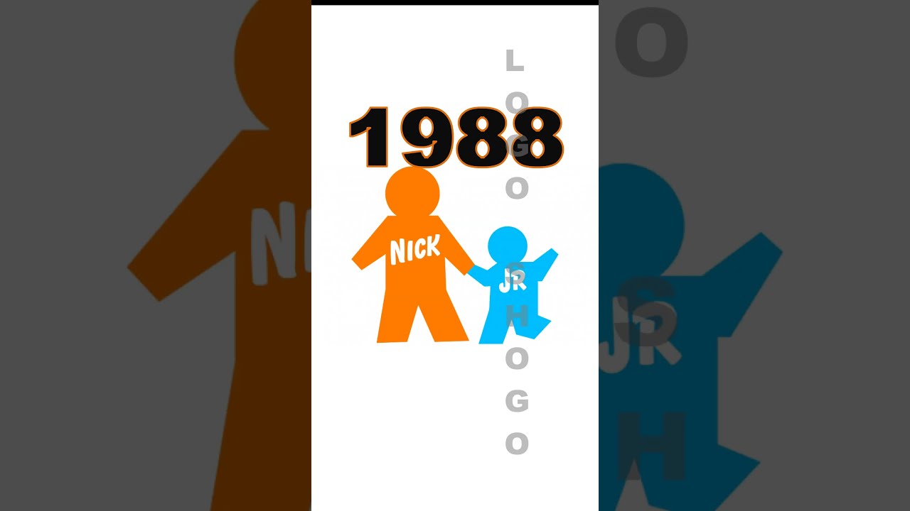 Nick Jr Logo Evolution Nickelodeon Nickjr Kids