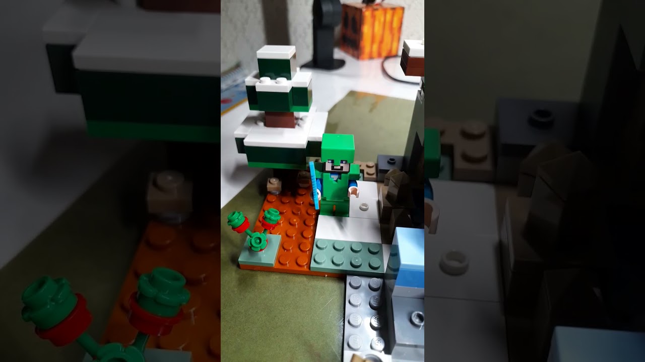 зимний биом в Майнкрафт!(Lego)