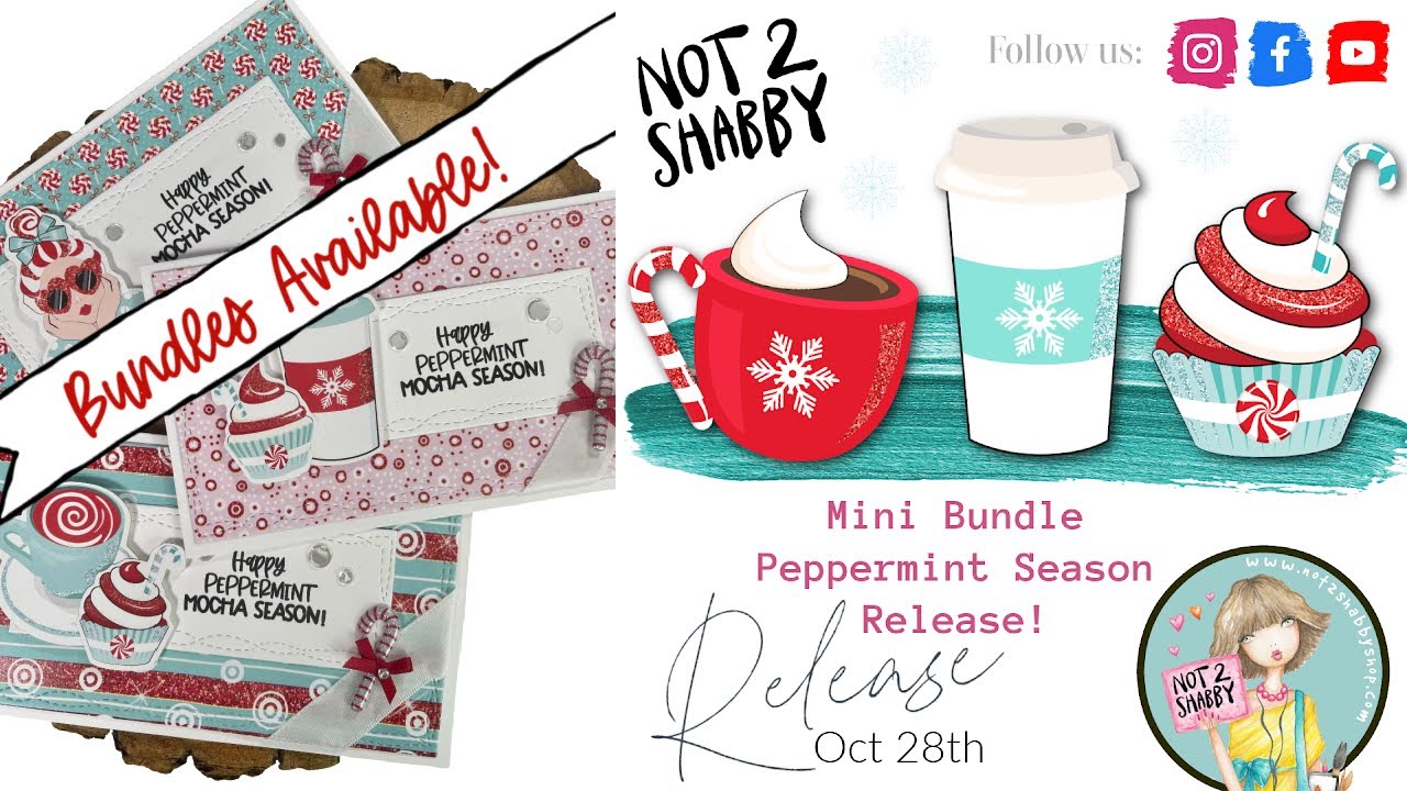 New Mini Release Peppermint Season I Want It All Bundles Available! | Stamp Set 3 Ways