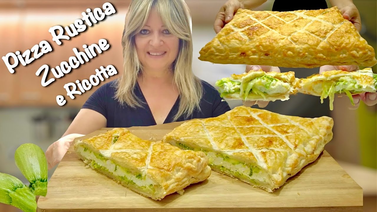 ДЕРЕВЕНСКАЯ ПИЦЦА С ЦУККИНИ И РИКОТТА 🥒 Быстро и просто Все сырое