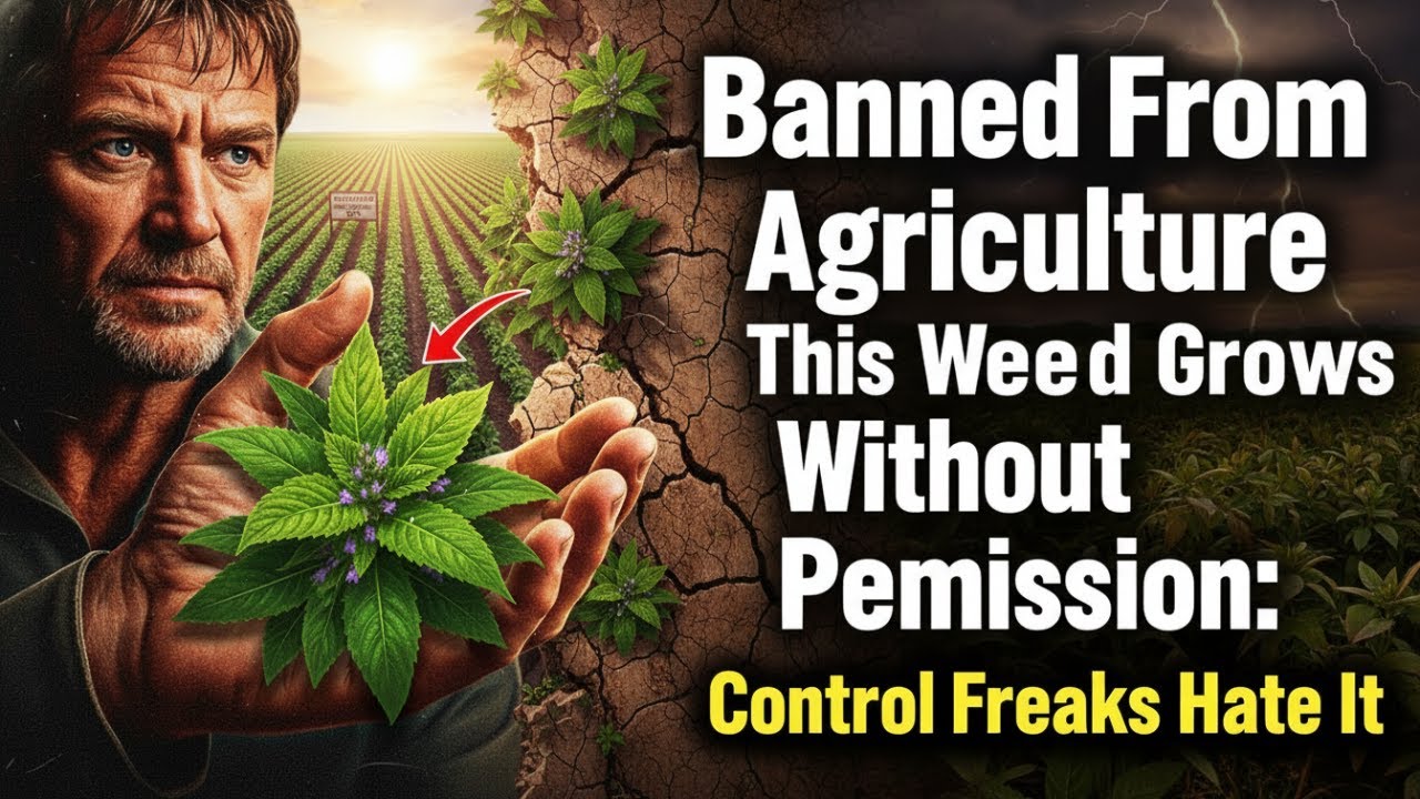 Banned From Agriculture, This Weed Grows Without Permission: Control Freaks Hate It