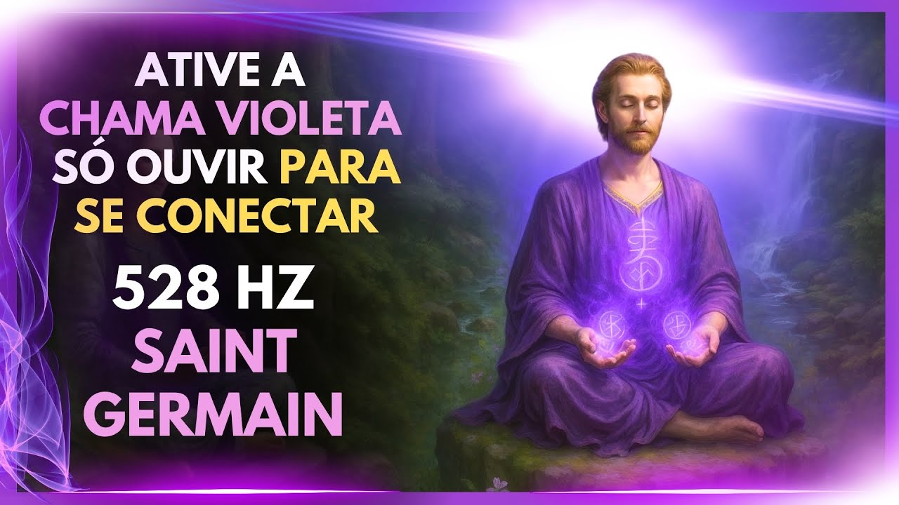 ✨ Essa Frequência Abre Portais de Cura! 534Hz + Chama Violeta e Comandos Sagrados EU SOU