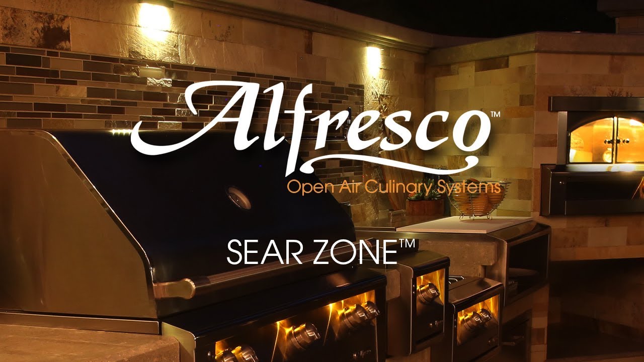 Alfresco Grills Sear Zone YouTube