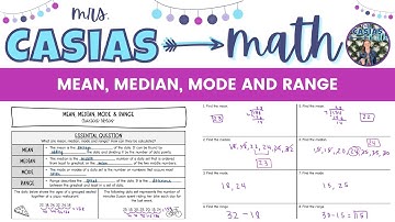 Mean, Median, Mode and Range - Measures of Central Tendency | 7th Grade Math Lesson