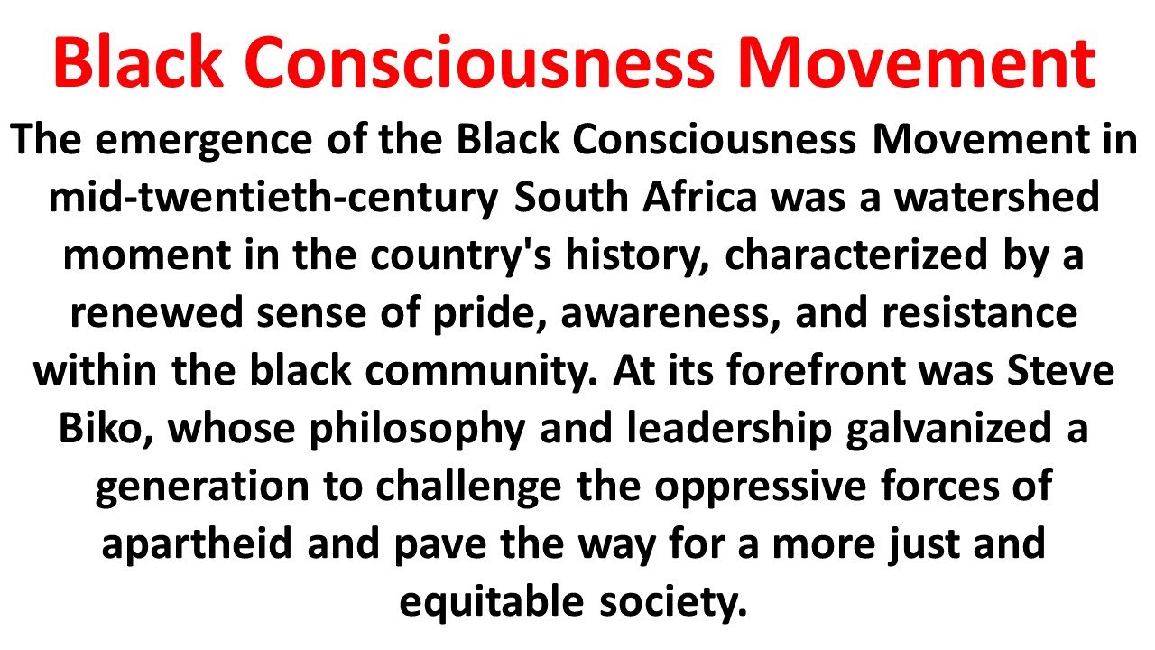 history grade 12 essay pdf download black consciousness movement